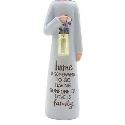 Angel Ornament/Figurine Home is Somewhere to go ...12 CM Gift Faith Home Decor