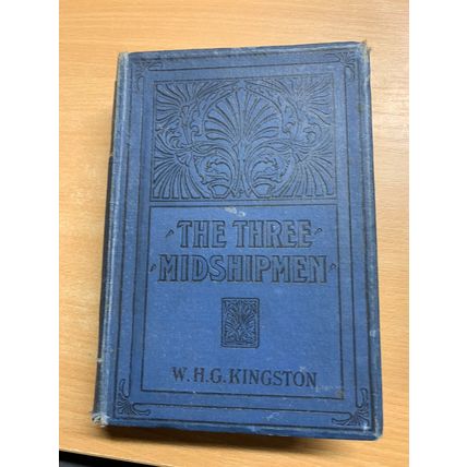 c1905 W H G KINGSTON THE THREE MIDSHIPMEN FICTION ILLUSTRATED ANTIQUE BOOK (P5)
