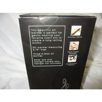 NEW Elegant Expressions Oil Warmer Gift Set BS49105WS