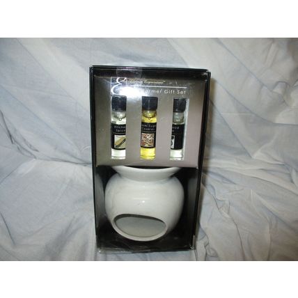 NEW Elegant Expressions Oil Warmer Gift Set BS49105WS
