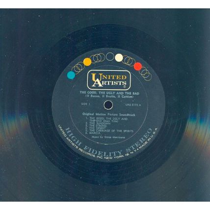 THE GOOD, THE BAD & THE UGLY 1968 Ennio Morricone soundtrack record album