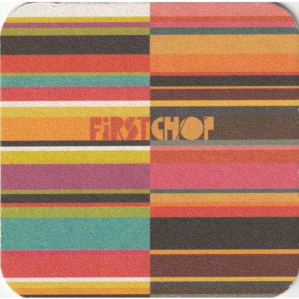 BEER MAT - FIRST CHOP BREWING ARM (ECCLES) - (Cat 001) - (2022)