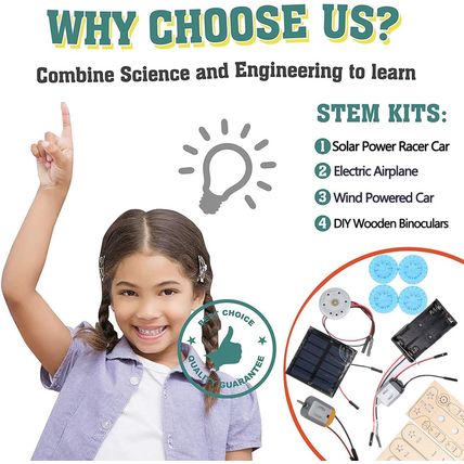 STEM Kits for Kids Age 8-10-12-14, Science Projects for Kids Ages 8-12, Stem Bui