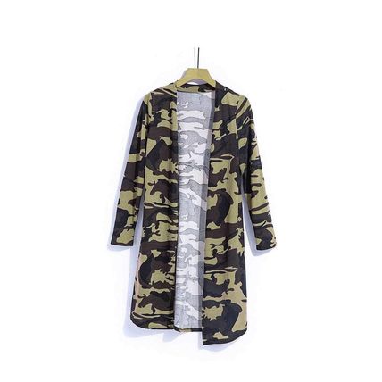 Leopard Print Long Cardigan For Women