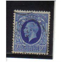 1934 GB GEORGE V 2 1/2D ULTRAMARINE F/U SG 443