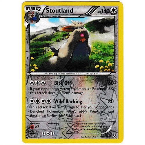 Pokemon XY - #110/146 - Stoutland Rev Holo