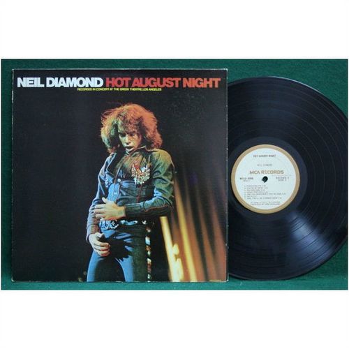 Neil Diamond - Hot August Night - Live 2 LP - MCA2-8000 - NM