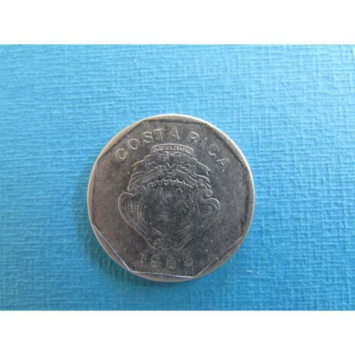 1985 COSTA RICA TEN COLONES FREE POST. E