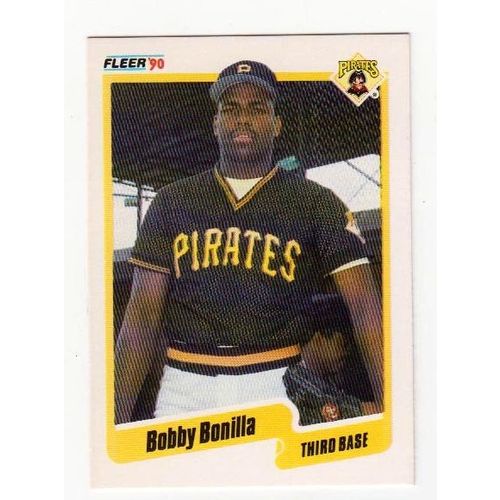 1990 Fleer Bobby Bonilla baseball card #462 – Pirates