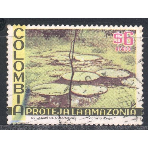 Colombia 1975 - SG1371 - 6p multi - Giant Lily Pads - used
