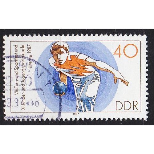 GERMANY DDR [1987] MiNr 3115 ( OO/used ) Sport