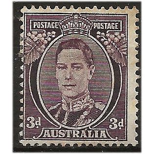 Australia 1941 SG187 3d Purple Brown Mounted Mint . ..