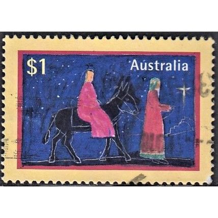 AUSTRALIA, 1998 $1 Christmas, SG 1834 (Scott #1715), used