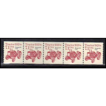 2127a 7.1c Tractor Very Fine MNH Dry Gum PNC 1/5 X0737