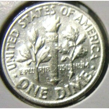 1954-D Roosevelt Silver Dime-Extremely Fine