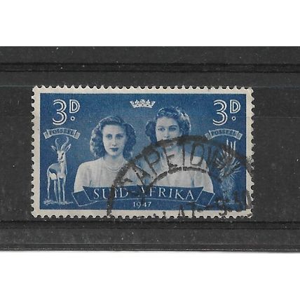 SouthAfrica.SG113 3d Princesses Elizabeth&Margaret.Afrikaans Print.FU.Sept21b