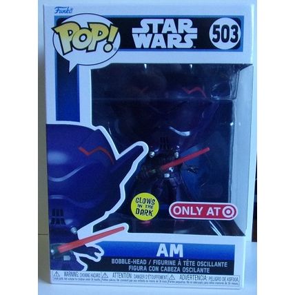 FUNKO / POP STAR WARS ' AM ' GLOW IN THE DARK ' Exclusive (2021)