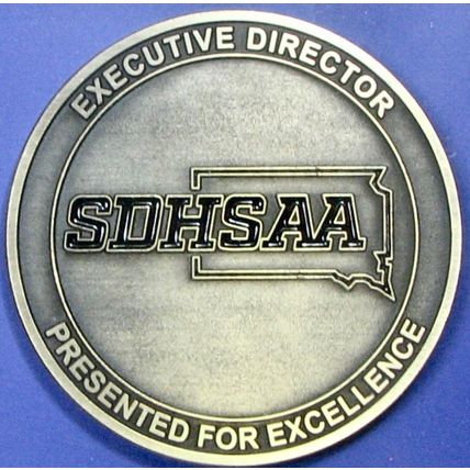 South Dakota High School. Challenge Coin. Souvenir. 2". 19b.
