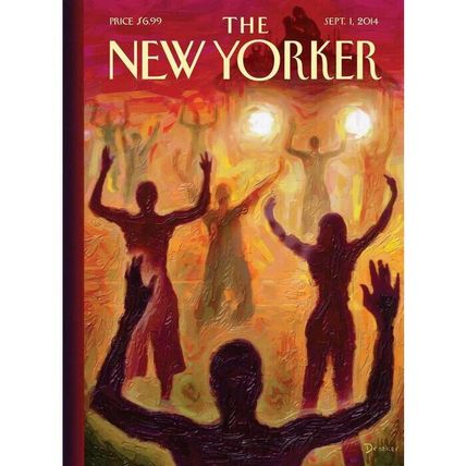 THE NEW YORKER-September 1, 2014-"Ferguson, Missouri," by Eric Drooker-NEW