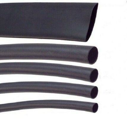 BLACK HEATSHRINK CAR ELECTRICAL TUBE TUBING SLEEVING SLEEVE CABLE