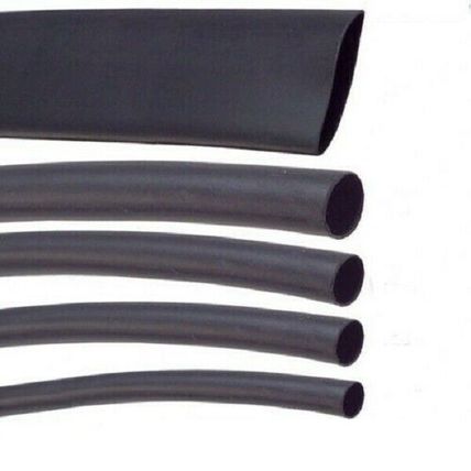 BLACK HEATSHRINK CAR ELECTRICAL TUBE TUBING SLEEVING SLEEVE CABLE