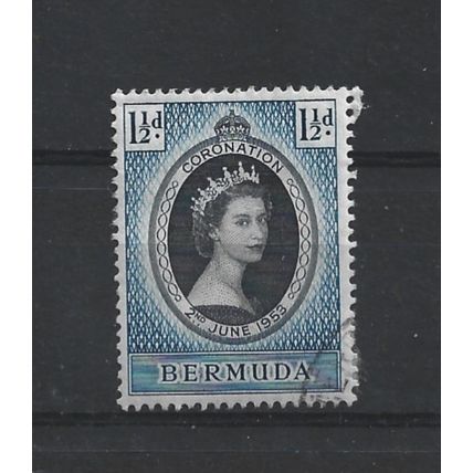 Bermuda.1953 Coronation stamp.Fine Used.Mar25