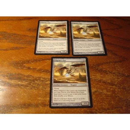 Magic The Gathering, MTG, 3-Cards, 1993-2010, PILGRIMS EYE, nm