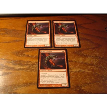 Magic The Gathering, MTG, 11-Cards, 1993-2009, PLATED GEOPEDE, nm