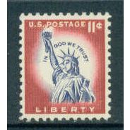 1044A 11c Statue of Liberty Fine MNH MA0139