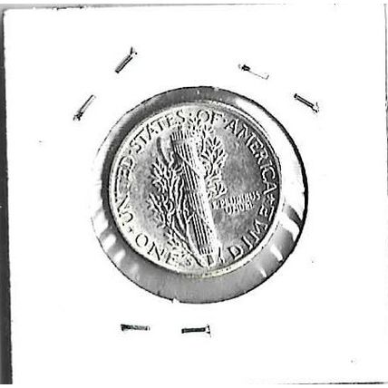 1944-S US Silver Mercury Dime AU