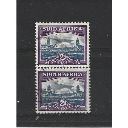 SouthAfrica.SG107 2d Union Buildings,Pretoria Pair.Fine Used.Aug25
