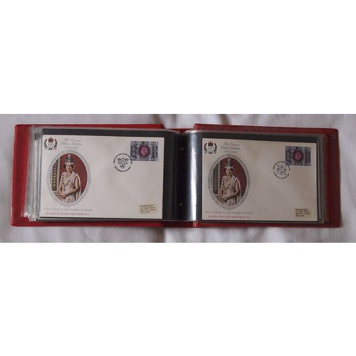 Queen Elizabeth II Silver Jubilee FDC folder of 29 Royal Visit covers see below