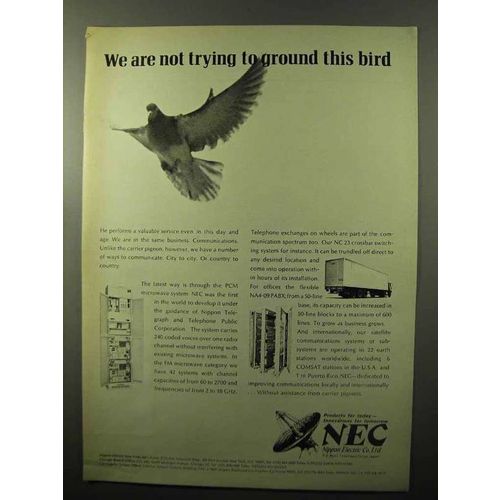1970 NEC Ad - PCM Microwave System and NA-09 PABX