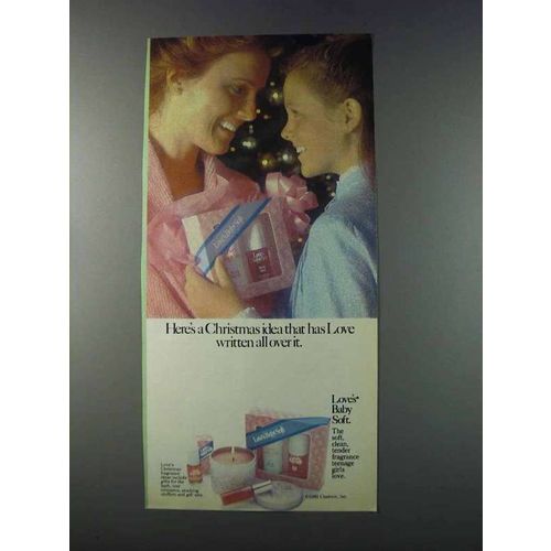 1981 Loves Baby Soft Fragrance Ad - A Christmas Idea