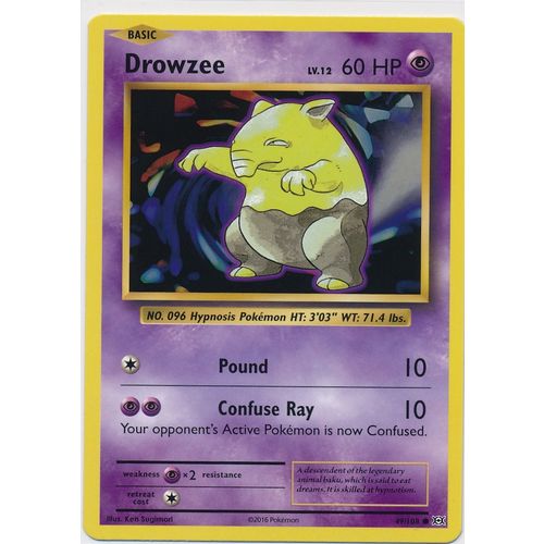 Pokemon XY Evolutions 49/108 Drowzee