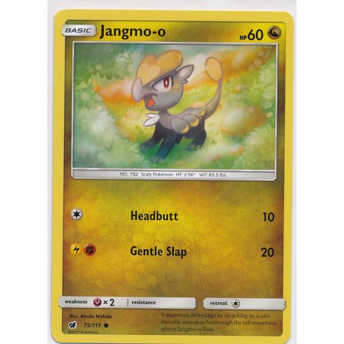 Pokemon Sun & Moon Crimson Invasion 75/111 Jangmo-o