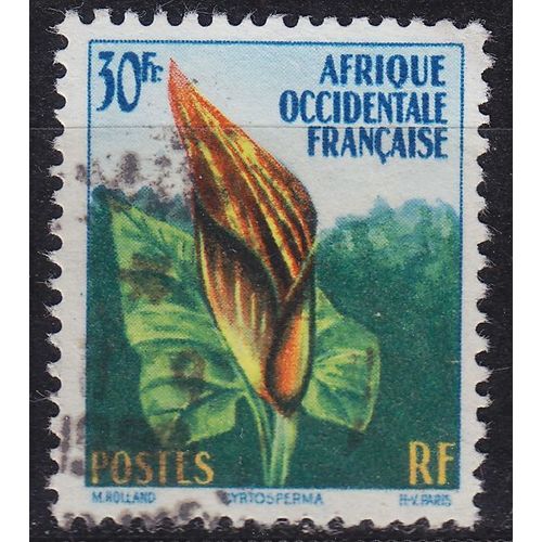 FRANZ.WESTAFRIKA [1958] MiNr 0097 ( O/used ) Pflanzen