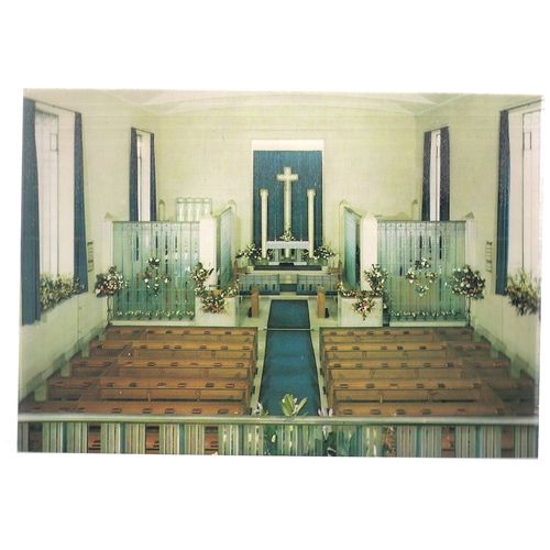 ST. MATTHEW'S CHURCH, MILLBROOK, JERSEY.. 4 x unused vintage postcard set B
