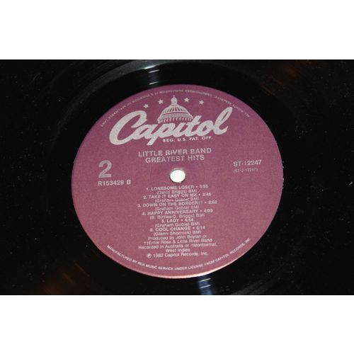 The Little River Band Record Club LP-GREATEST HITS