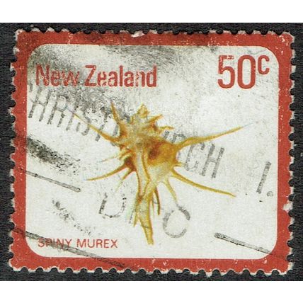 New Zealand 1975 Sea Shells 50c Multicoloured SG1102 GU