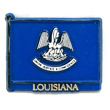 Louisiana State Flag Fridge Magnet