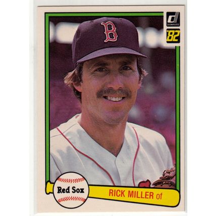 1982 Donruss baseball card 334 Rick Miller