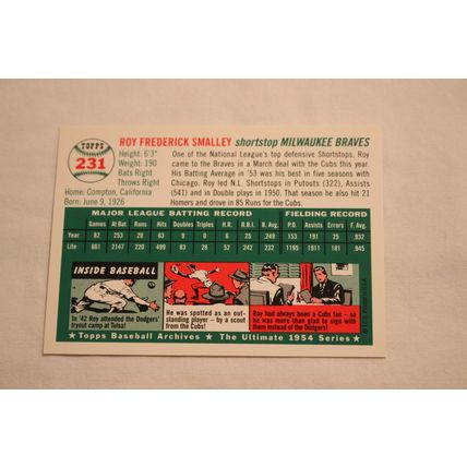 Roy Smalley 1994 Topps 1954 Archives NO. 231