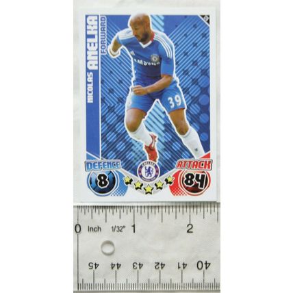 2010/11 Topps Match Attax Trading Card 126 Nicolas Anelka, Chelsea