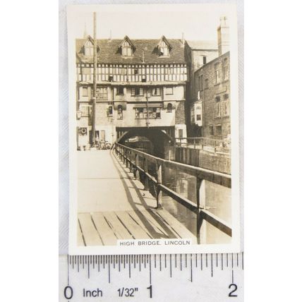 1938 Senior Service Bridges of Britain 47 High Bridge, Lincoln