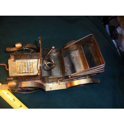Antique Copper Touring Car - 11" Long! $45.00 shipped!! This is in excellent...