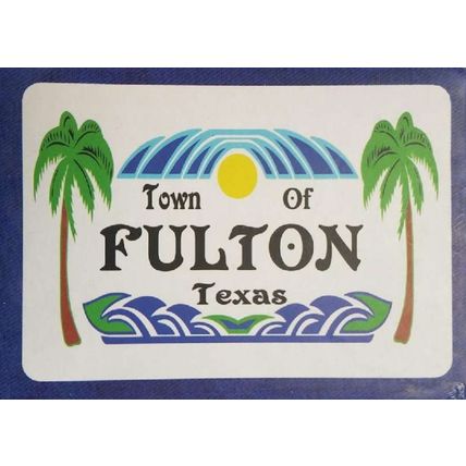 The Town of Fulton Texas Souvenir Playing Cards