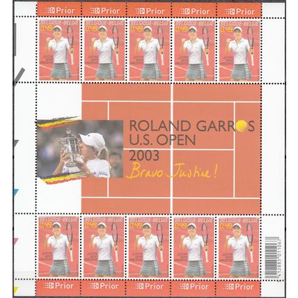 Belgique 2003 Michel Feuille Complet 3274 - 3275 Neuf ** Cote (2008) 20.00 Euro
