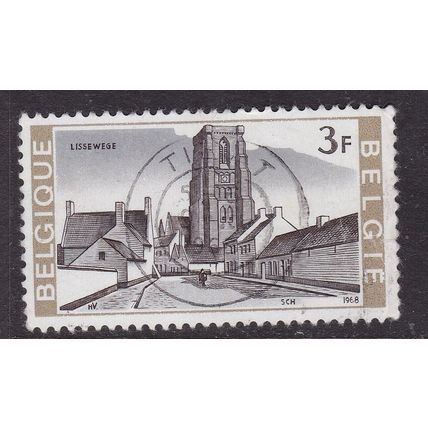 Belgium 1968 Lissewege Church 3f Fine Used SG 2089 Tillet cancel VGC