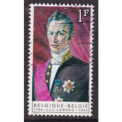 Belgium 1965 J Lebeau 1f Fine Used SG 1948 VGC